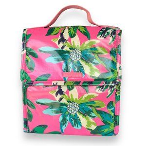 Vera Bradley Pink Tropical Paradise Insulated Lunch Sack